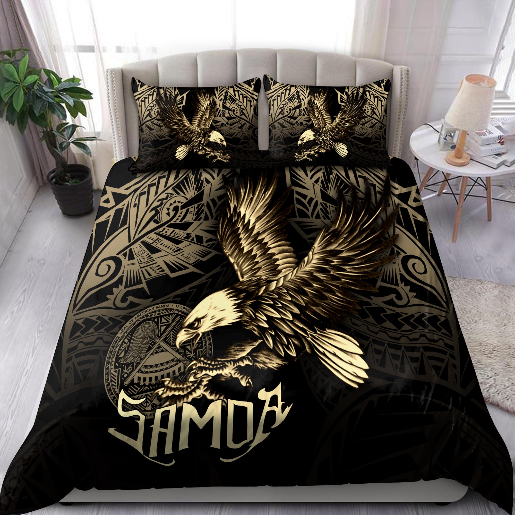 Samoa Eagle Bedding Set Pi20072005-LAM-BEDDING SETS-LAM-Twin-Vibe Cosy™