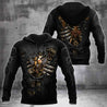 Steampunk Mechanic Skull All Over Printed Hoodie For Men and Women Pi21102002