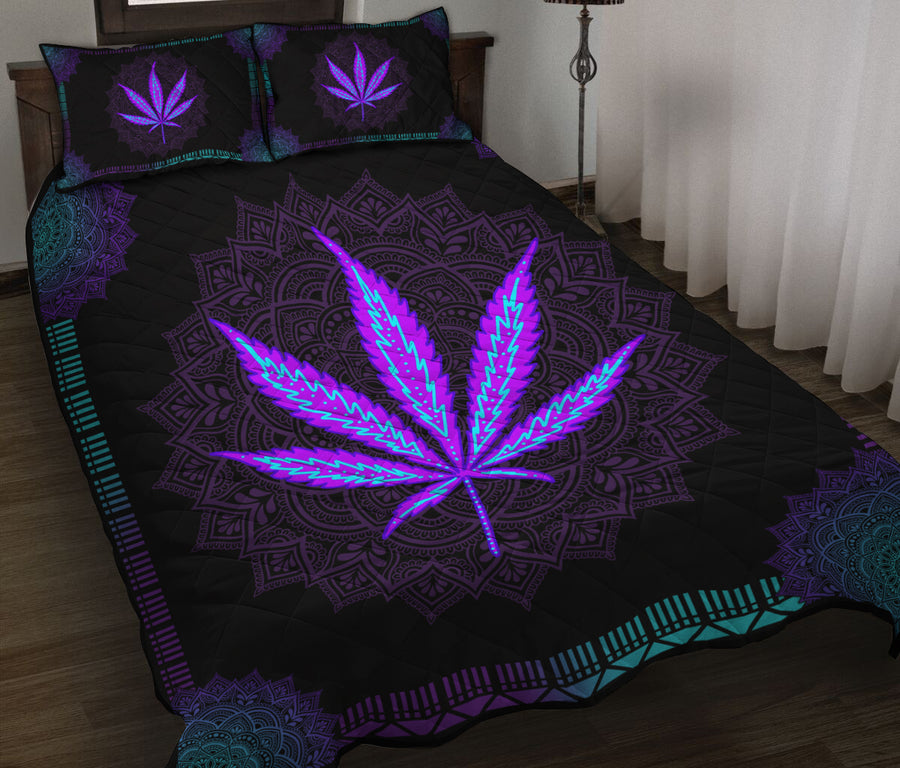Hippie Purple Quilt Bedding Set by SUN Pi170401-Quilt-SUN-Queen-Vibe Cosy™