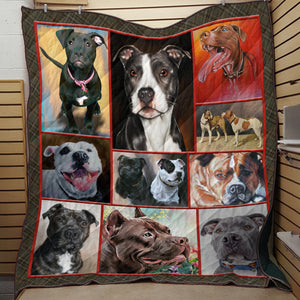 American Pit Bull Terrier Quilt Pi07102003