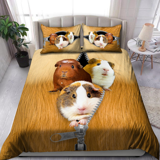 Guinea Pig Zipper Bedding Set Pi22072001-Bedding-MP-Twin-Vibe Cosy™