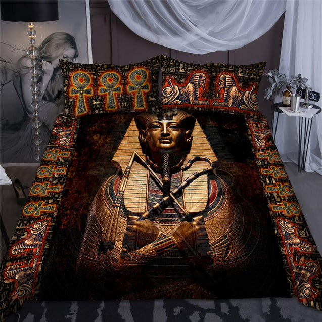 Ancient Egyptian Pharaoh Bedding Set Pi27062003-Bedding-MP-Twin-Vibe Cosy™