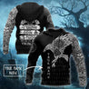 Customize Vikings - The Raven of Odin Tattoo-Apparel-HP Arts-Hoodie-S-Vibe Cosy™