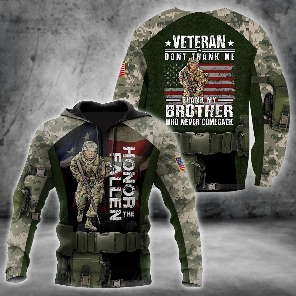 Honor The Fallen 3D All Over Printed Shirts For Men and Women TRPT1610203