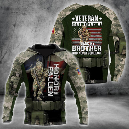 Honor The Fallen 3D All Over Printed Shirts For Men and Women TRPT1610203