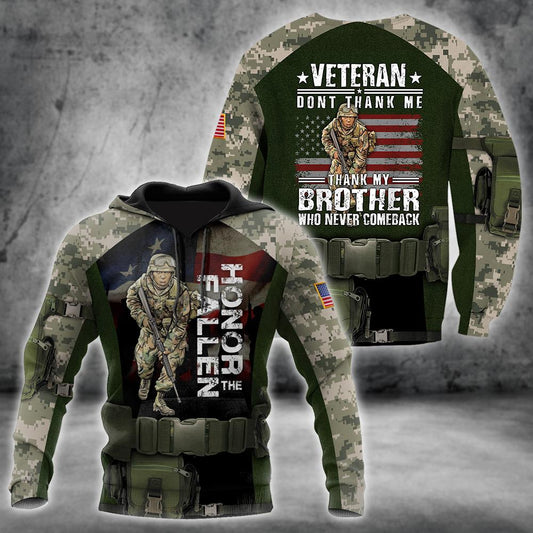 Honor The Fallen 3D All Over Printed Shirts For Men and Women TRPT1610203