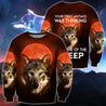 Wolf 3D All Over Print Hoodie T Shirt For Men and Women Pi04092005