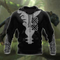 Panther African Classic Pattern 3D All Over Print Hoodie DL