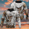 Deer Hunting Golden Retriever Tatoo Camo 3D All Over Print  Hoodie TR1708202