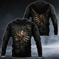 Steampunk Mechanic Skull All Over Printed Hoodie For Men and Women Pi21102002