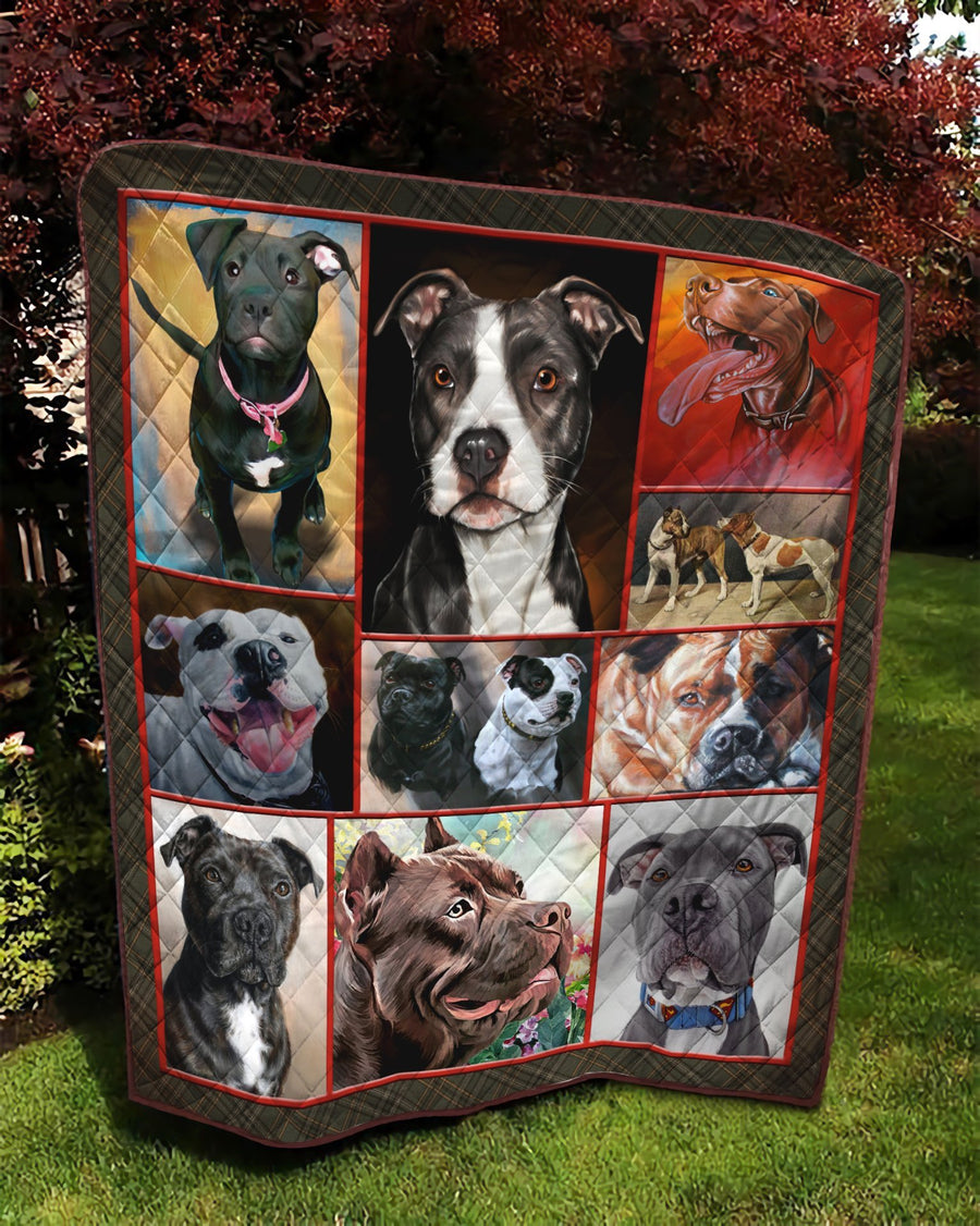 American Pit Bull Terrier Quilt Pi07102003