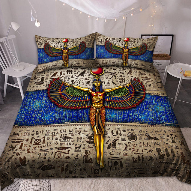 Ancient Egyptian Isis Goddess Bedding Set Pi29062003-Bedding-MP-Twin-Vibe Cosy™