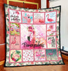 Beautiful Flamingoaholic Quilt Blanket Pi25082002-MEI