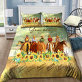 Cowgirl And Horses-Gods Say You Are Bedding Set Pi31072002