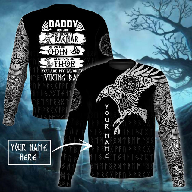 Customize Vikings - The Raven of Odin Tattoo-Apparel-HP Arts-Sweatshirt-S-Vibe Cosy™