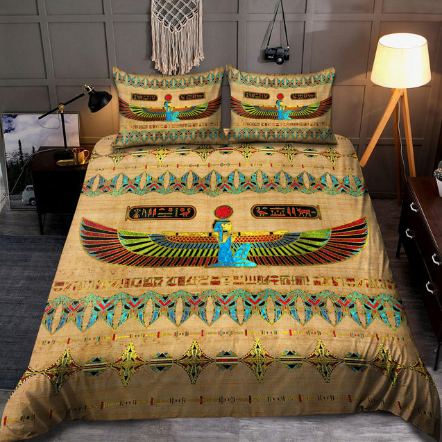 Ancient Egyptian Ma'at Bedding Set Pi01072005-Bedding-MP-Twin-Vibe Cosy™