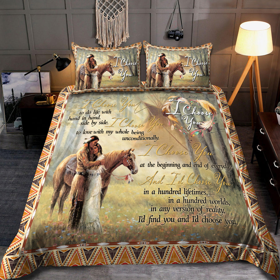 Native American couple bedding set Pi14082001