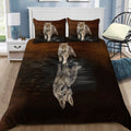 Wolf Reflection The Flow Of Life Bedding Set-MEI