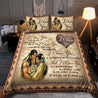 Love Gift Native American Couple Bedding Set MEI