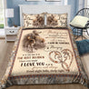 Deer Lovers: Romantic Bedding Set Pi24082002