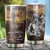 To My Dad From Son Stainless Steel Tumbler 20oz Pi28102003