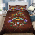 Bee And The Wreath All Over Printed Bedding Set MEI