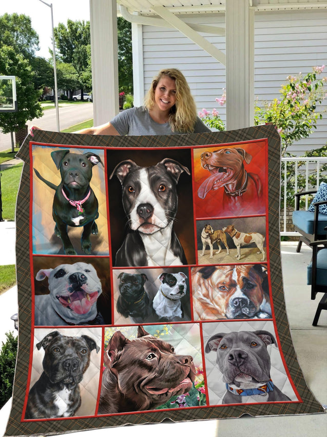 American Pit Bull Terrier Quilt Pi07102003