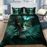 Cat And Leaf Bedding Set Pi24072003-LAM-BEDDING SETS-LAM-US Twin-Vibe Cosy™