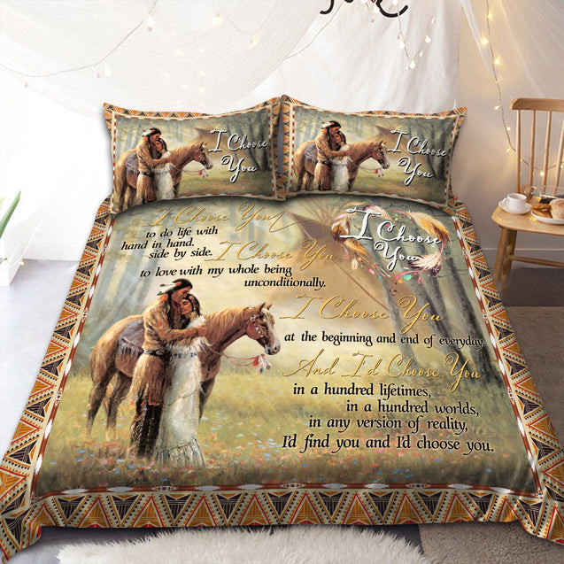 Native American couple bedding set Pi14082001