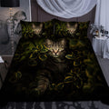 Cat And Leaf Bedding Set Pi24072002-LAM-BEDDING SETS-LAM-US Twin-Vibe Cosy™