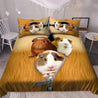 Guinea Pig Zipper Bedding Set Pi22072001-Bedding-MP-Twin-Vibe Cosy™