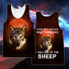 Wolf 3D All Over Print Hoodie T Shirt For Men and Women Pi04092005