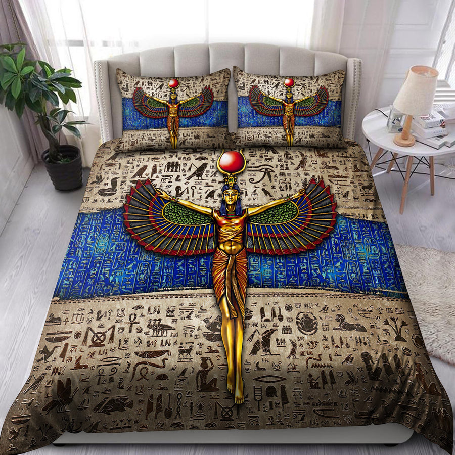 Ancient Egyptian Isis Goddess Bedding Set Pi29062003-Bedding-MP-Twin-Vibe Cosy™