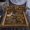 Deer Lovers: Romantic Bedding Set Pi24082003