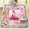 Beautiful Flamingoaholic Quilt Blanket Pi25082002-MEI