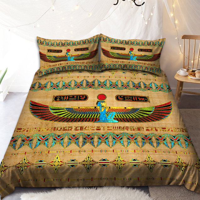 Ancient Egyptian Ma'at Bedding Set Pi01072005-Bedding-MP-Twin-Vibe Cosy™