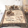 Deer Lovers: Romantic Bedding Set Pi24082002