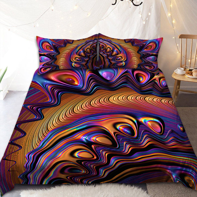 Awesome Fractal Art Bedding Set Pi19082003-MEI