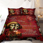 Sugar Skull Couple-I Choose You Love Gift Bedding Set Pi11082003