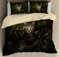 Cat And Leaf Bedding Set Pi24072002-LAM-BEDDING SETS-LAM-US Twin-Vibe Cosy™