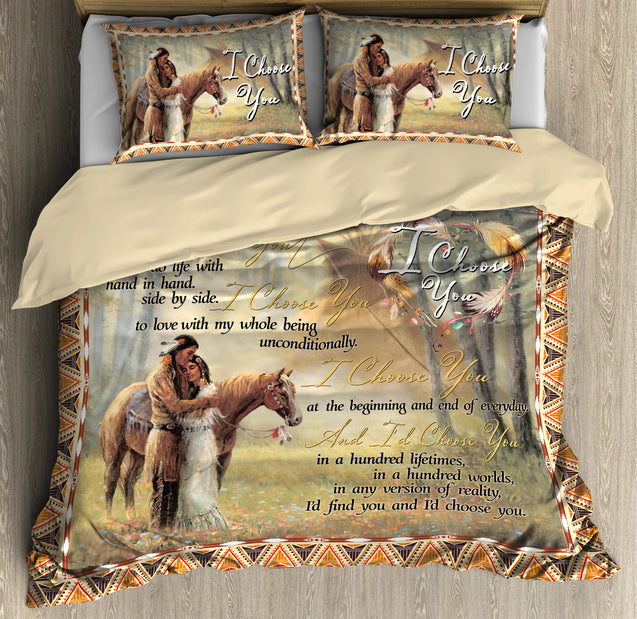 Native American couple bedding set Pi14082001