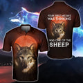 Wolf 3D All Over Print Hoodie T Shirt For Men and Women Pi04092005