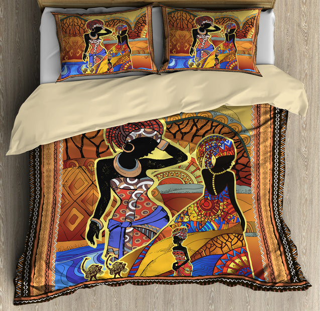 Beautiful African Girl Bedding Set-ML-ML-US Twin-Vibe Cosy™