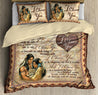 Love Gift Native American Couple Bedding Set MEI