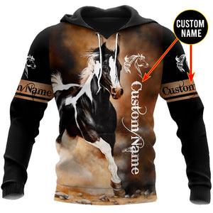 Love Horse Custom Name 3D All Over Printed Shirts TA10032001