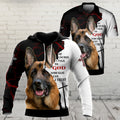 German Shepherd Of Course I Talk To God Unisex Shirts