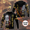 April Spartan Lion Warrior 3D All Over Printed Unisex Shirt