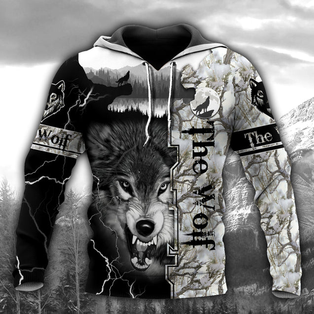 Wolf 3D All Over Printed Hoodie For Men and Women Pi03092001