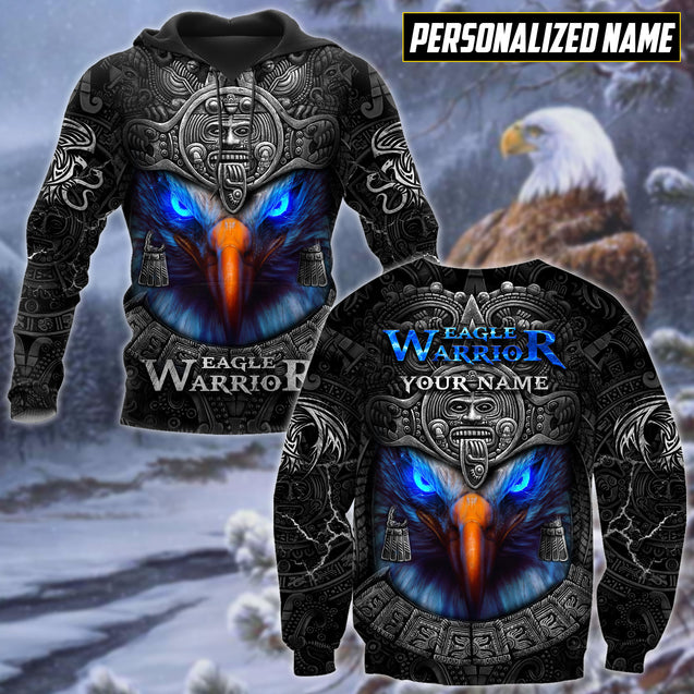 Eagle Warior Aztec 3D All Over Printed Shirts For Men And Women