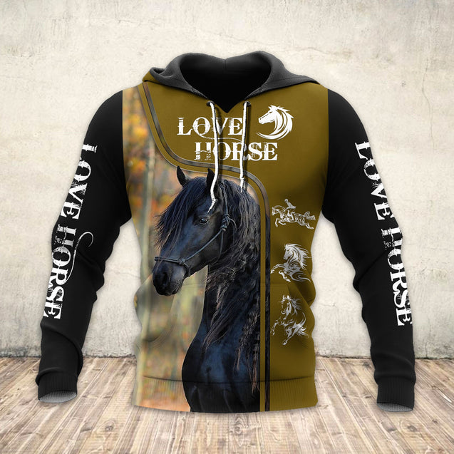 Love Horse 3D All Over Printed Shirts For Men and Women Pi112050